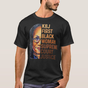 T-shirt Ketanji Brown Jackson 1st Supreme Court Justice Bl