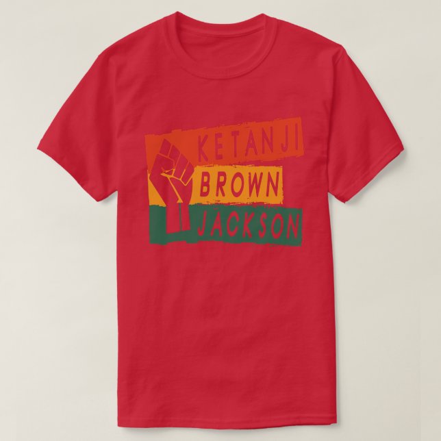T-shirt Ketanji Brown Jackson Histoire noire Femme africai (Design devant)