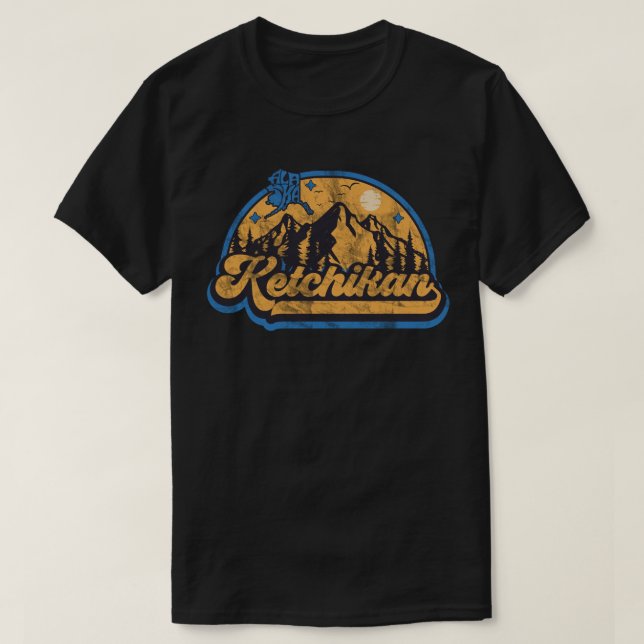 T-shirt Ketchikan, Alaska (Design devant)
