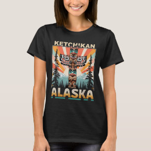 T-shirt Ketchikan Alaska Amérindien Totem Le