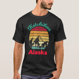 T-shirt Ketchikan Alaska Mountain Scenery Retro Vintage
