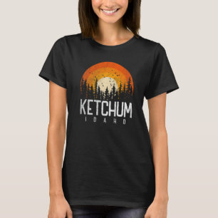 T-shirt Ketchum Idaho ID  Style Rétro Vintage 70s 80s 90s