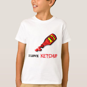 T-shirt ketchup