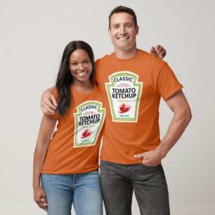 T-shirt Ketchup Costume jumelé Couples groupes Halloween