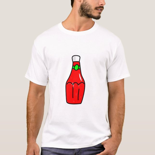 T-shirt Ketchup de tomate (Devant)