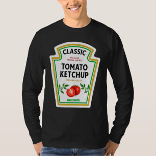 T-shirt Ketchup Halloween 2024 Costume Matching Mustard Co