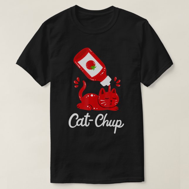 T-shirt Ketchup Kawaii (Design devant)