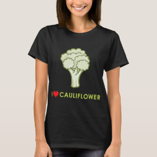 T-shirt Keto Chemise Cadeau J'aime Chou-fleur Manger saine