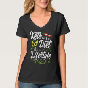 T-shirt Keto Diet Hommes Femmes Kétose Kétogène Basse Carb