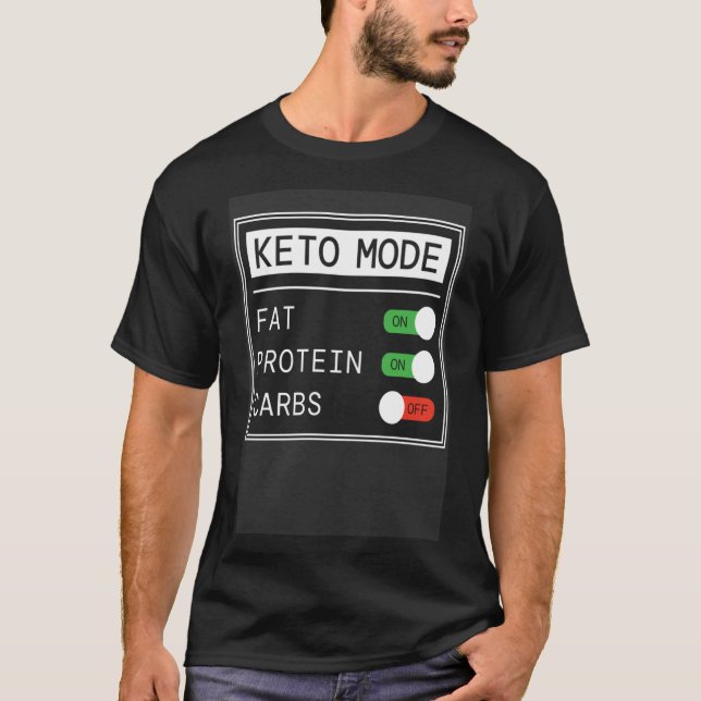T-shirt Keto Mode I Perdre du poids Aliments sains Mort Ké (Devant)