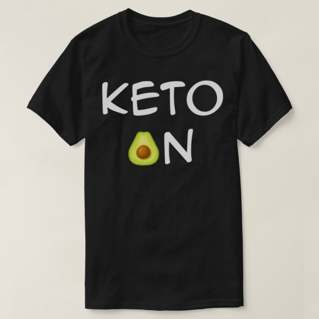T-shirt Keto sur Avocado Lover (Design devant)