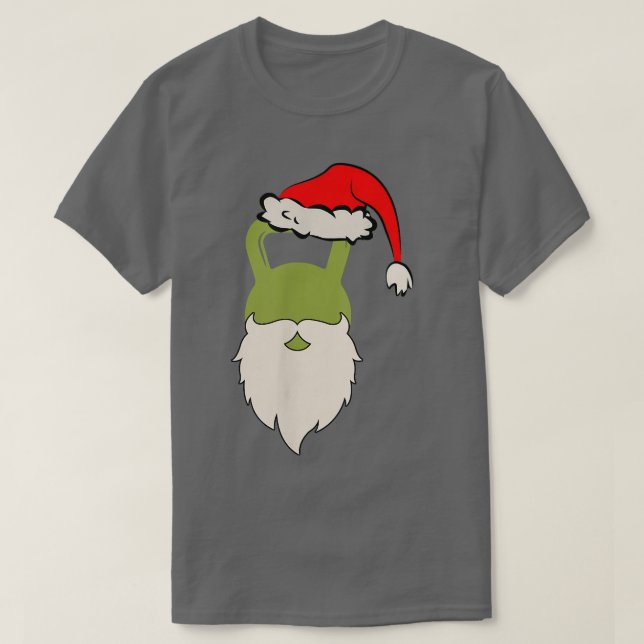 T-shirt Kettlebell de Noël Entraînement Funny Gym Weighlif (Design devant)