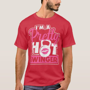 T-shirt Kettlebell Design Joli Hot Swinger cadeau 