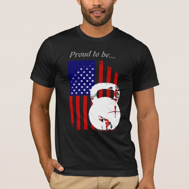 T-shirt Kettlebell Partriot (Devant)