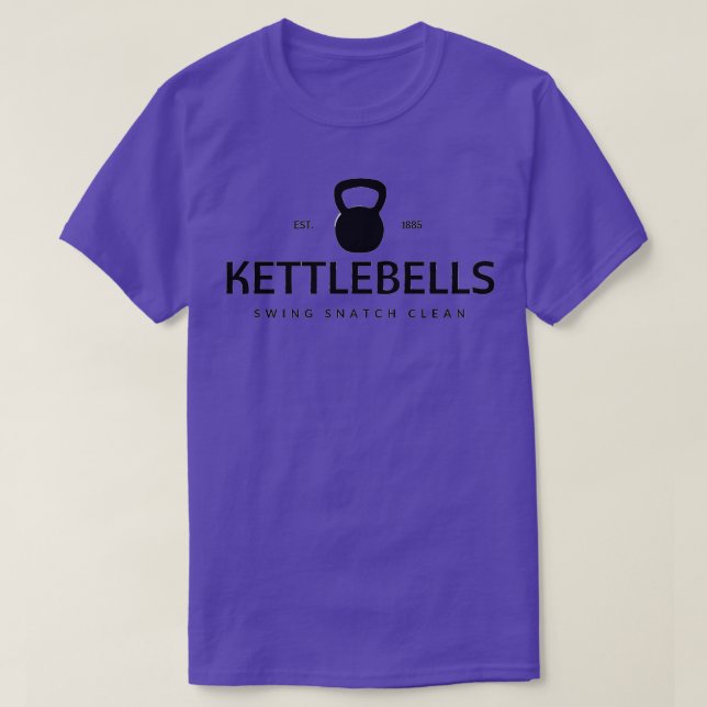 T-shirt Kettlebell Swing Snatch Clean (Design devant)
