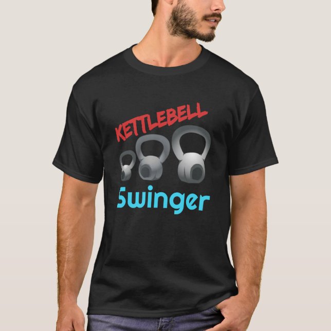 T-shirt Kettlebell Swinger entraînement gym WOD (Devant)