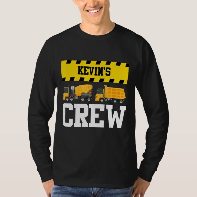 T-shirt Kevin Construction Crew Doublon Doublon Doublon Pe (Devant)