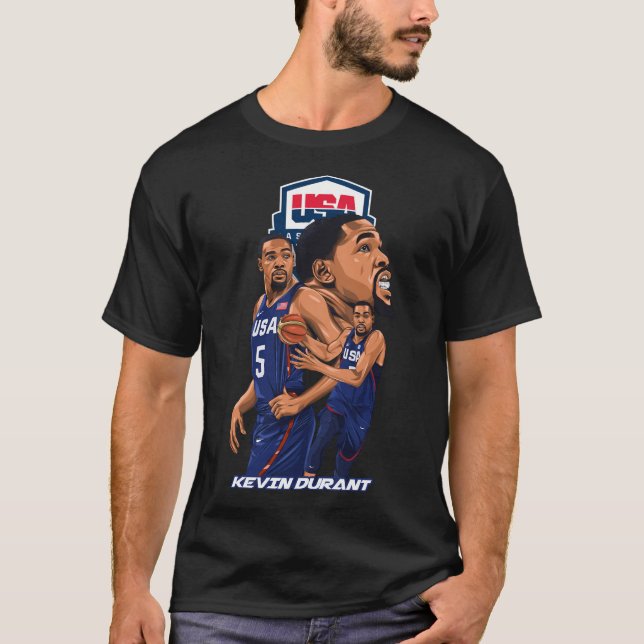 T-shirt Kevin Durant Équipe USA (Devant)