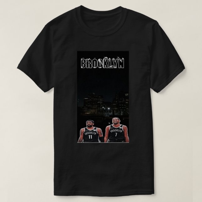 T-shirt Kevin Durant Kyrie Irving Brooklyn Nets (Design devant)