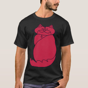 T-shirt Kevin le chat à Viva Magenta Couleur de l'année 20