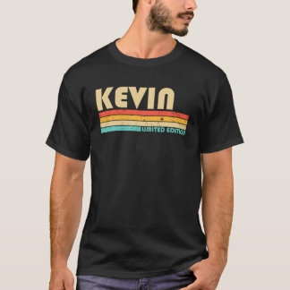 T-shirt KEVIN Nom Personnalisé Funny Retro Vintage Birthd
