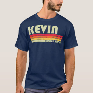 T-shirt KEVIN Nom Personnalisé Retro Vintage 80s 90s