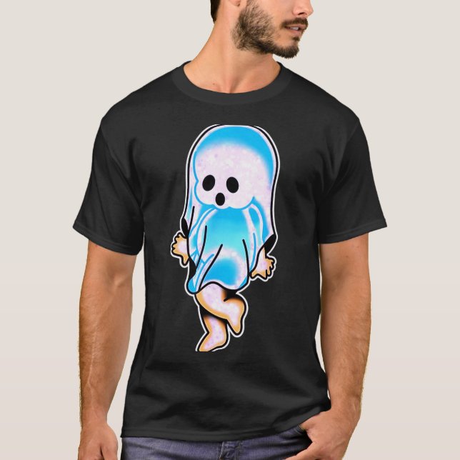 T-shirt Kewpie bébé fantôme boo  (Devant)