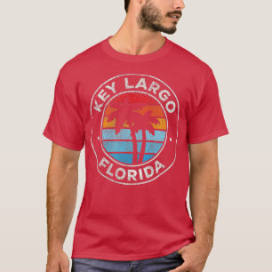 T-shirt Key Largo Florida FL Vintage Retro les années 70