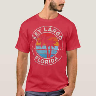 T-shirt Key Largo Florida FL Vintage Retro les années 70