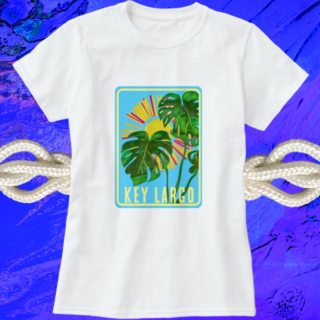 T-shirt Key Largo Florida Sunshine Vacances tropicales (Créateur téléchargé)