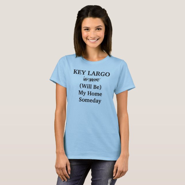T-shirt KEY LARGO Home Un jour (Devant entier)