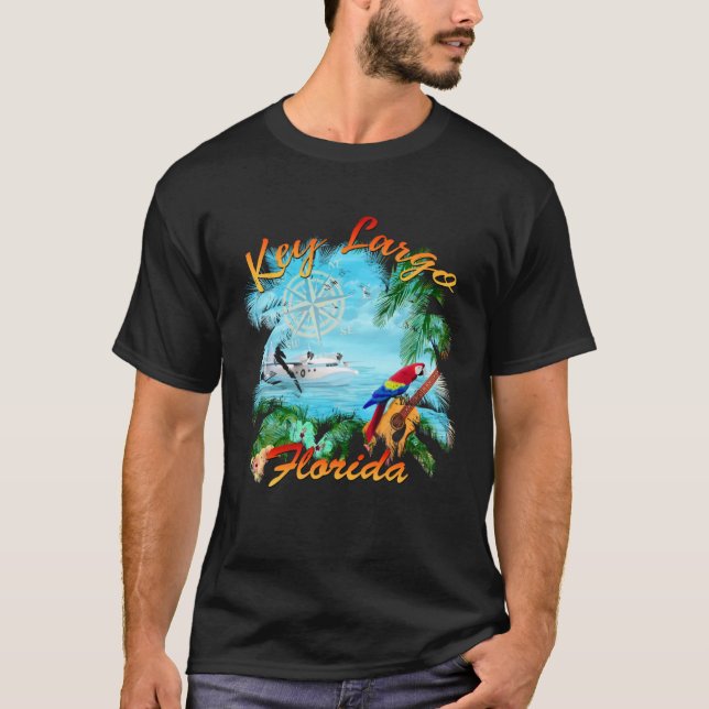 T-shirt Key Largo Island Music (Devant)