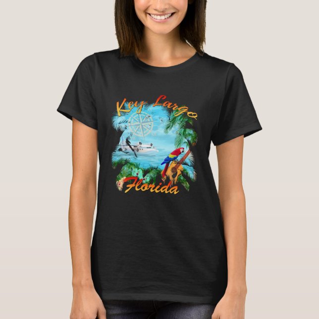 T-shirt Key Largo Island Music (Devant)