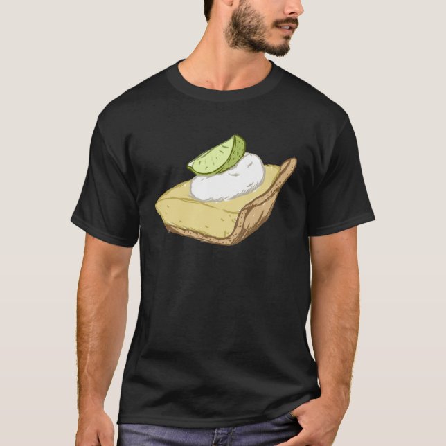 T-shirt Key Lime Pie West Florida Bakery Recipe (Devant)