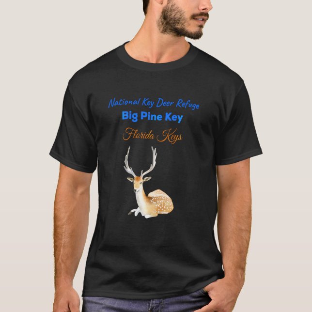 T-shirt Key National Deer Refuge Big Pine Key Florida Keys (Devant)