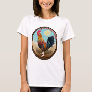 T-shirt Key West - Coq tzigane Good Morning Vintage Oval