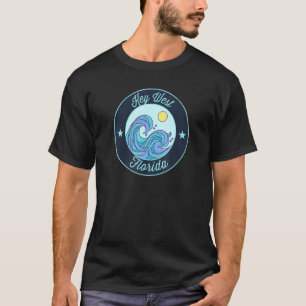 T-shirt Key West Fl Florida Souvenir Graphique de surfer n