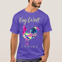 Key West Flora Fleur Hibiscus Poulet Lover Sou