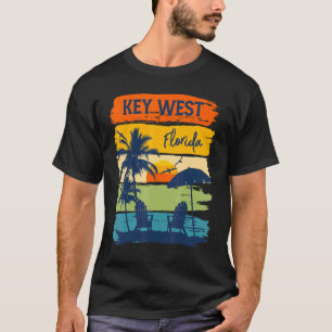 T-shirt Key West Florida 2022 Vacation Couples Groupe Fami