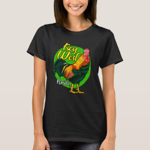 T-shirt Key West Florida Keys Rooster Vacation Cruise Souv