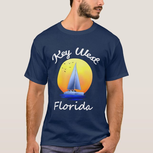 T-shirt Key West Florida Keys Voile (Devant)