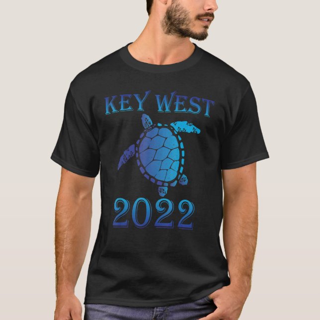 T-shirt Key West Florida Spring Break 2022 Sea Turtle 1 (Devant)