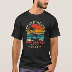 T-shirt Key West Florida Vacation 2022 Famille corresponda