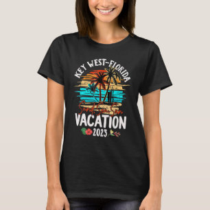 T-shirt Key West Florida Vacation 2023 Correspondant Famil