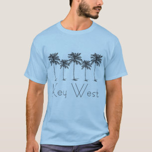T-shirt Key West Floride Palmiers à Coco