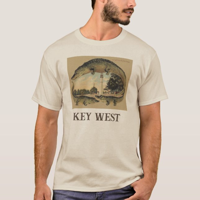 T-shirt Key West Lighthouse Gators (Devant)