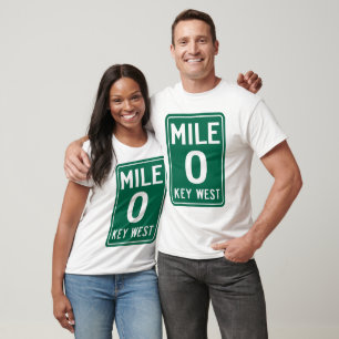 T-shirt Key West Mile 0, Floride États-Unis