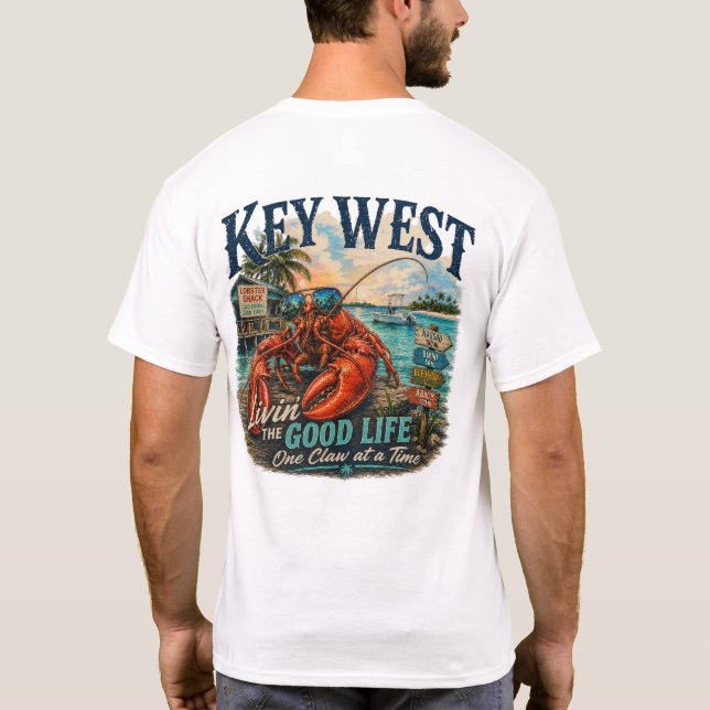 T-shirt Key West Profite de la bonne vie (Dos)