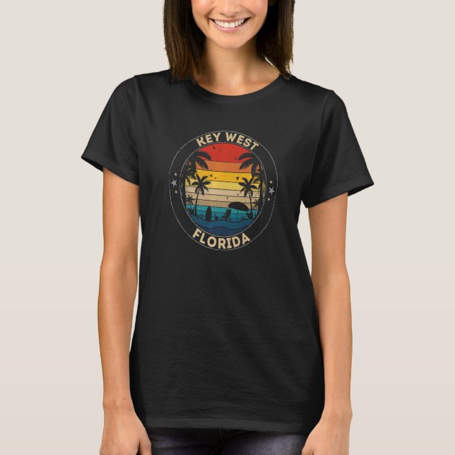 T-shirt Key West Souvenir Florida Reminder (Devant)