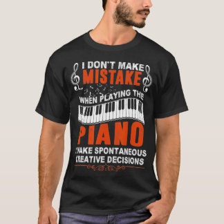 T-shirt Keyboard Pianist Cadeaux Musique Musicien Piano Ca